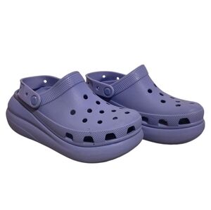 Crocs Classic‎ Mega Crush Purple Slip On Rubber Platform Clog Women's Size 7